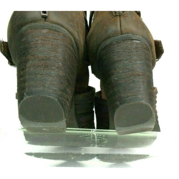 Jeffrey Campbell Brown Stillwell Ankle Bootie - Picture 11 of 12